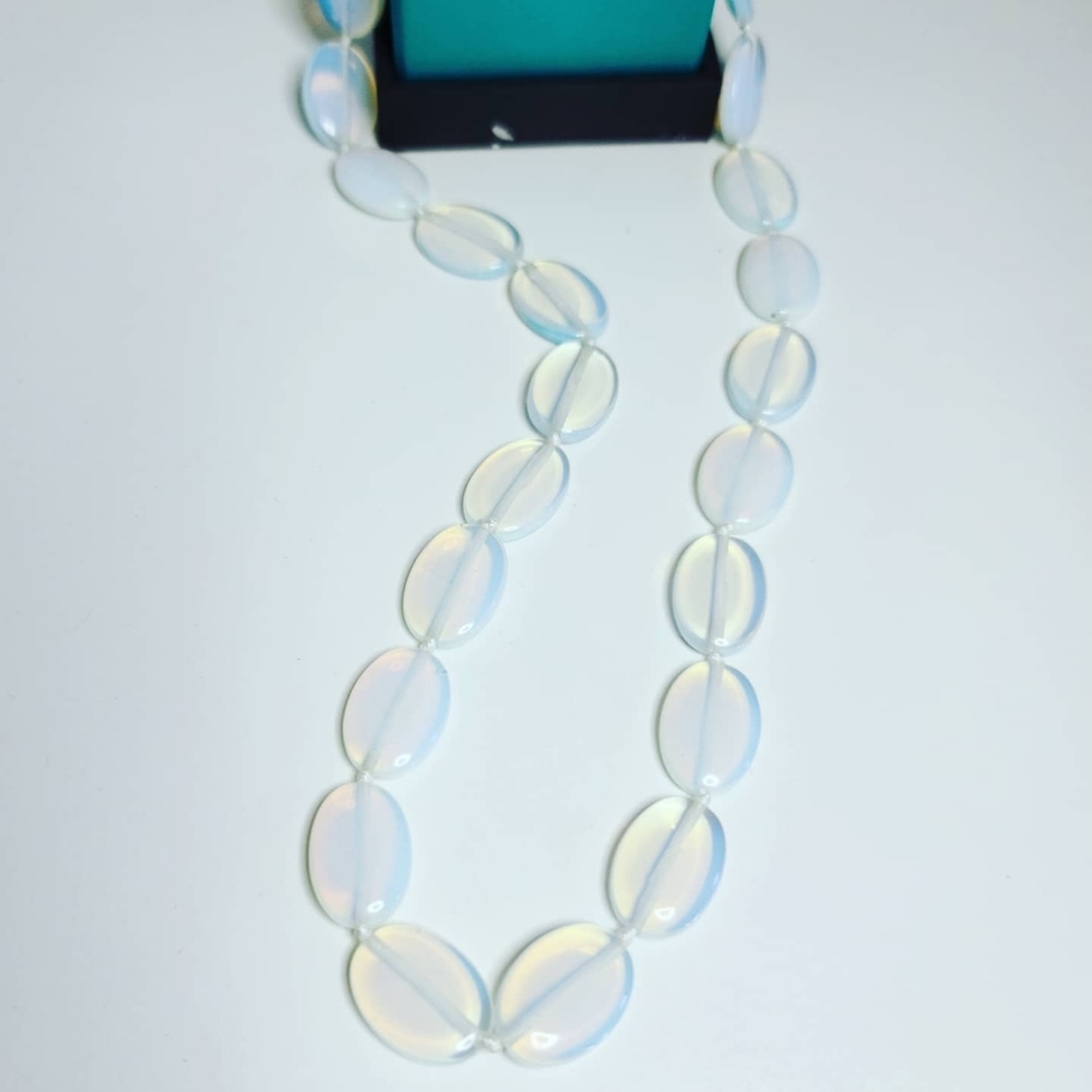 Sea Opal/Opalite necklace in Oval shape